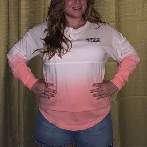 PINK fade long sleeve